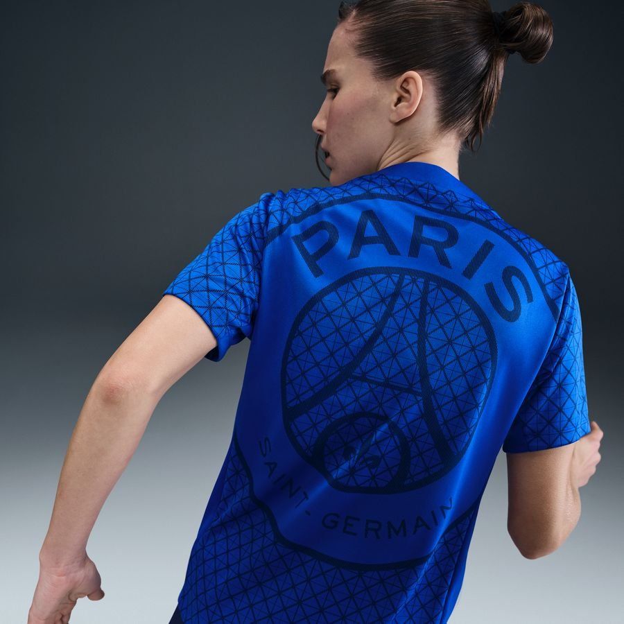Paris Saint Germain Training T-Shirt Dri-FIT Academy Pro Pre Match - Hyper Royal/Midnight Navy/White Women-SoccerKits Hub | Buy Soccer Jerseys Online